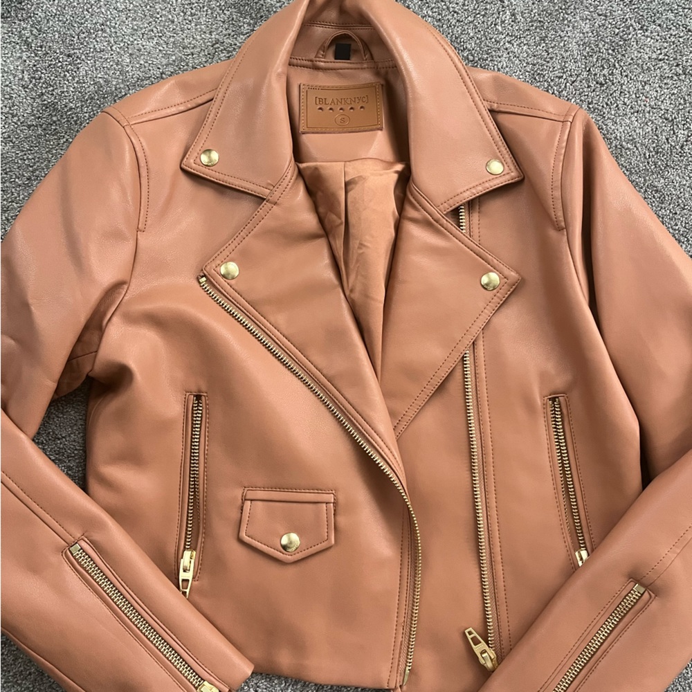 BlankNYC leather moto jacket